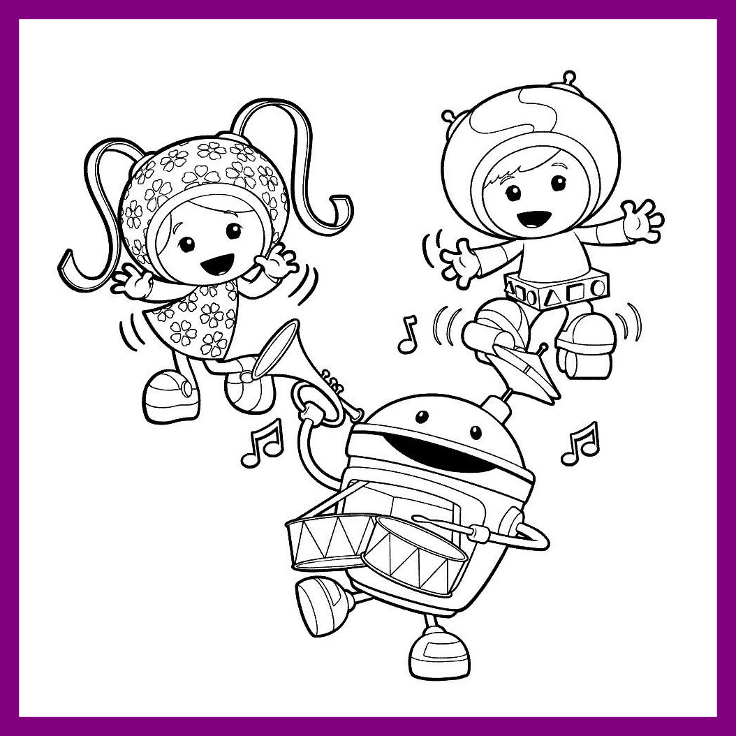 1054x1054 Best Printable Team Umizoomi Coloring Pages For Kids Car Styles