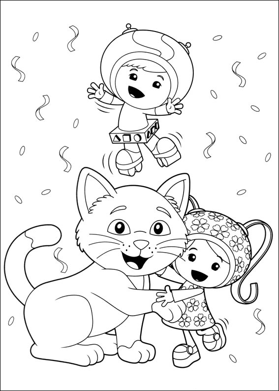 567x794 Team Umizoomi Coloring Pages Geo Brownie And Milli
