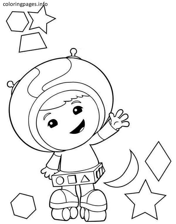 600x763 Umizoomi Coloring Pages Beautiful Team Umizoomi Geo Coloring Pages