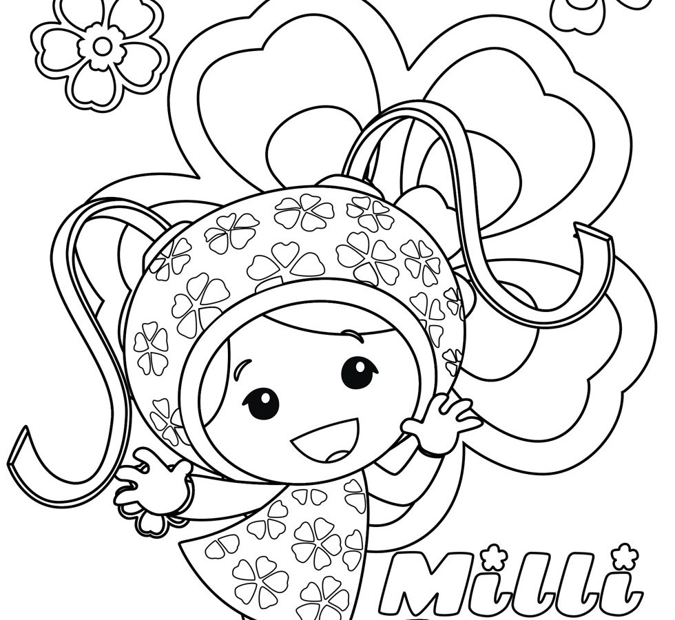 980x900 Umizoomi Coloring Pages For Kids Team Printable Free To Print