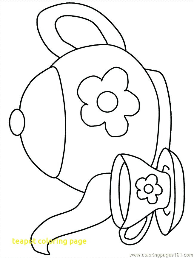 Teapot Coloring Page With Teapot Coloring Page Printable Teapot 650x866 Teapot Coloring Page With Teapot Coloring Page Printable Teapot