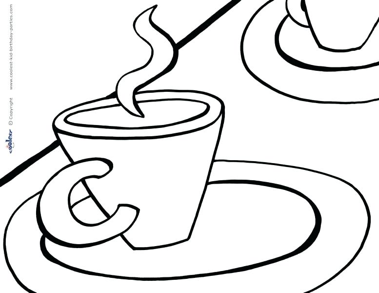 Tea Coloring Pages 777x600 Tea Coloring Pages