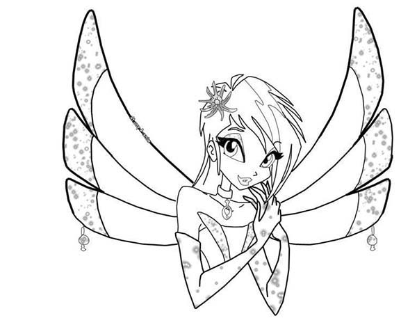 600x467 The Guardian Fairy Of Technology Winx Club Coloring Pages Batch