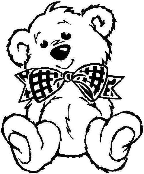 Teddy Bear Coloring Page Coloring Pages Teddy Bear 500x607 Teddy Bear Coloring Page Coloring Pages Teddy Bear