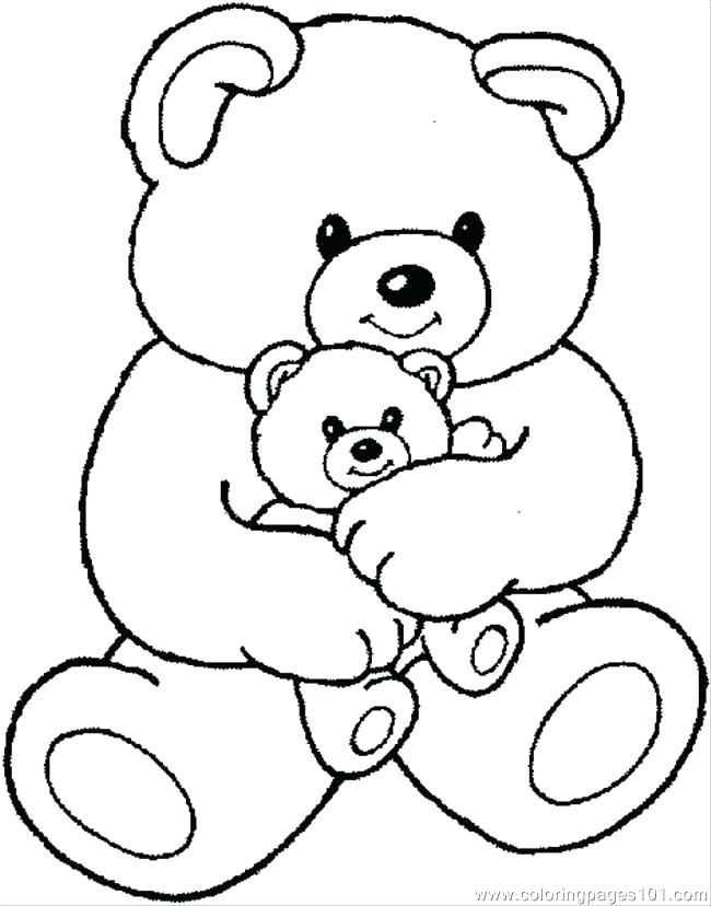 Teddy Bear Printable Coloring Pages Printable Teddy Bear Coloring 650x828 Teddy Bear Printable Coloring Pages Printable Teddy Bear Coloring