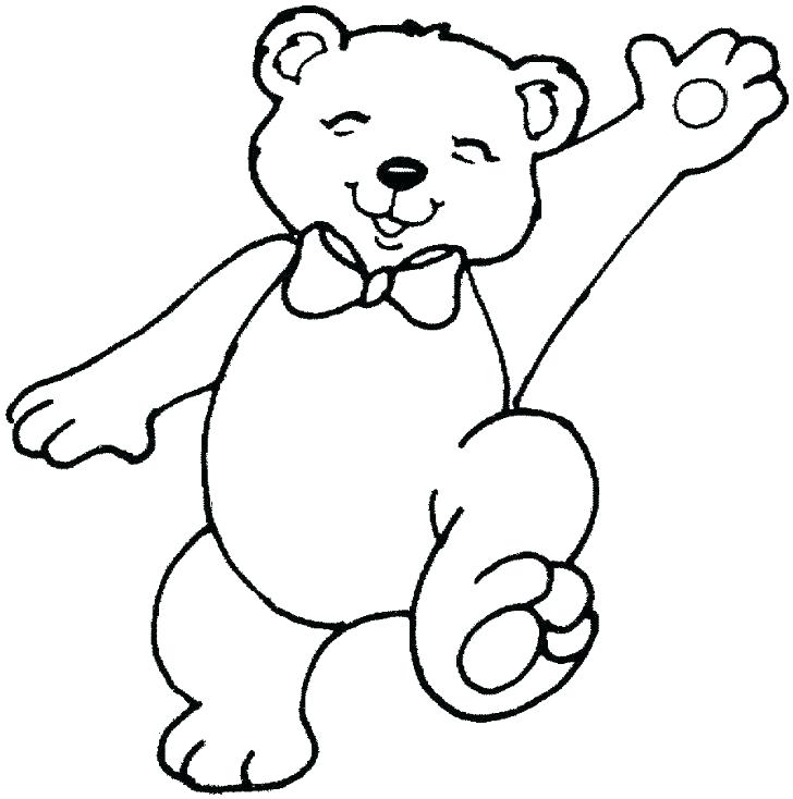 Teddy Bear Coloring Pages 728x734 Teddy Bear Coloring Pages