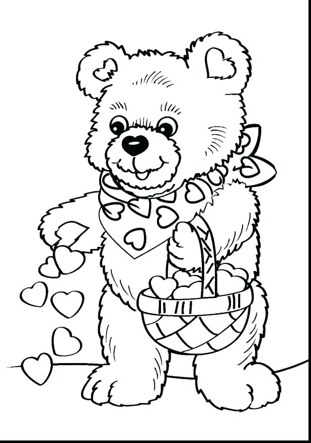 618x881 Color Pages Free Teddy Bear Coloring Pages Free Printable