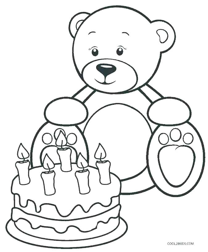 675x820 Teddy Bear Colouring Images