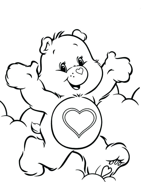 600x776 Coloring Pages Teddy Bears Coloring Bears Care Bear Coloring Pages