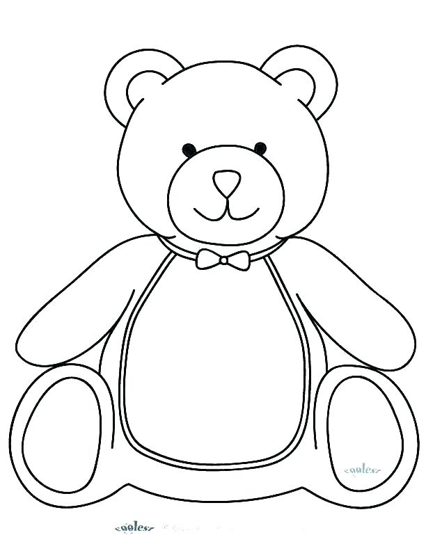 Teddy Bear Coloring Pictures 612x792 Teddy Bear Coloring Pictures