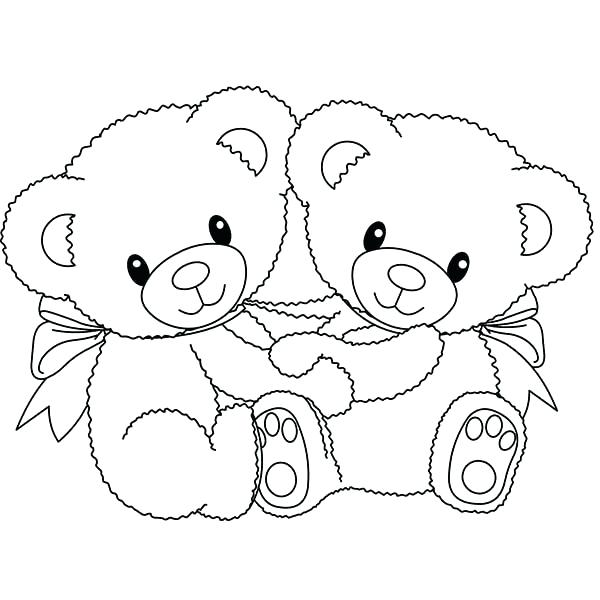 600x600 Teddy Bear Coloring Pages Teddy Bear Picnic Coloring Pages Teddy