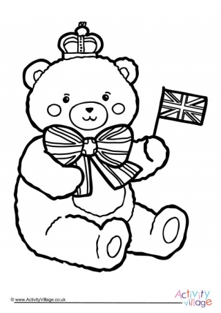 Teddy Bear Colouring Pages 320x453 Teddy Bear Colouring Pages