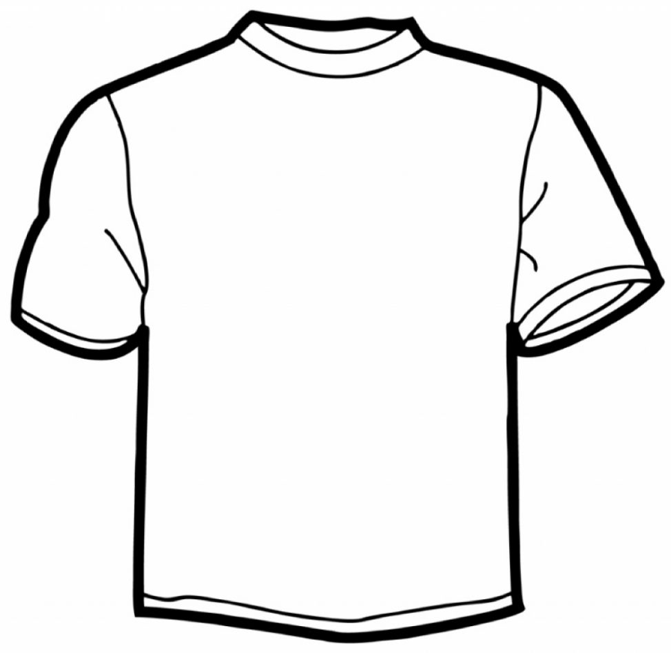 974x948 Coloring Pages Elegant T Shirt Page For Best