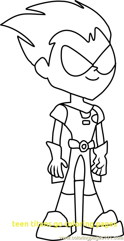 414x800 Teen Titans Go Coloring Pages With Robin Coloring Page Free Teen