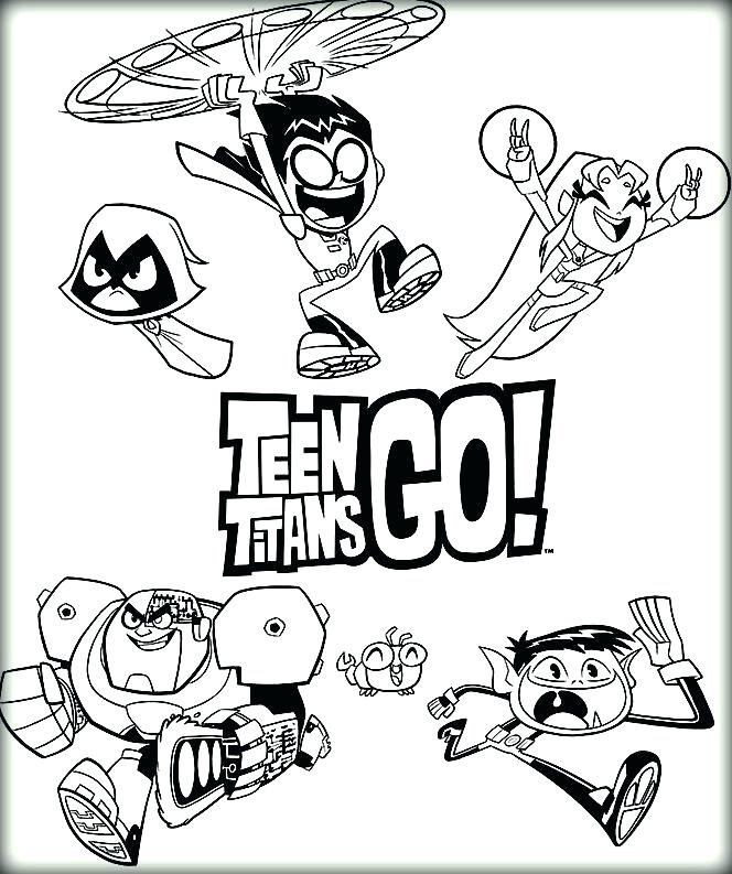 Teen Titans Go Coloring Pages at GetColorings.com | Free printable ...