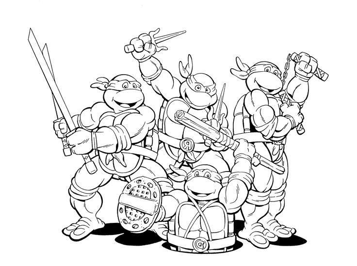 Pictures Of Teenage Mutant Ninja Turtles Colouring Pages 736x549 Pictures Of Teenage Mutant Ninja Turtles Colouring Pages