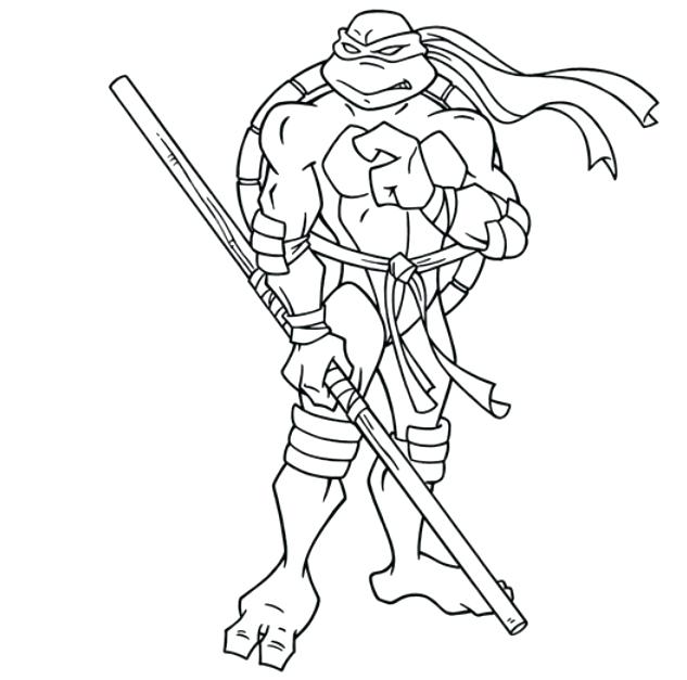 Teenage Mutant Ninja Turtles Coloring Pages Leonardo at GetColorings ...