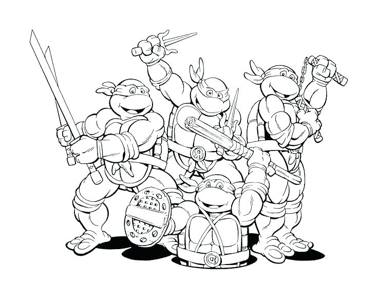 Printable Coloring Pages Teenage Mutant Ninja Turtles 736x549 Printable Coloring Pages Teenage Mutant Ninja Turtles