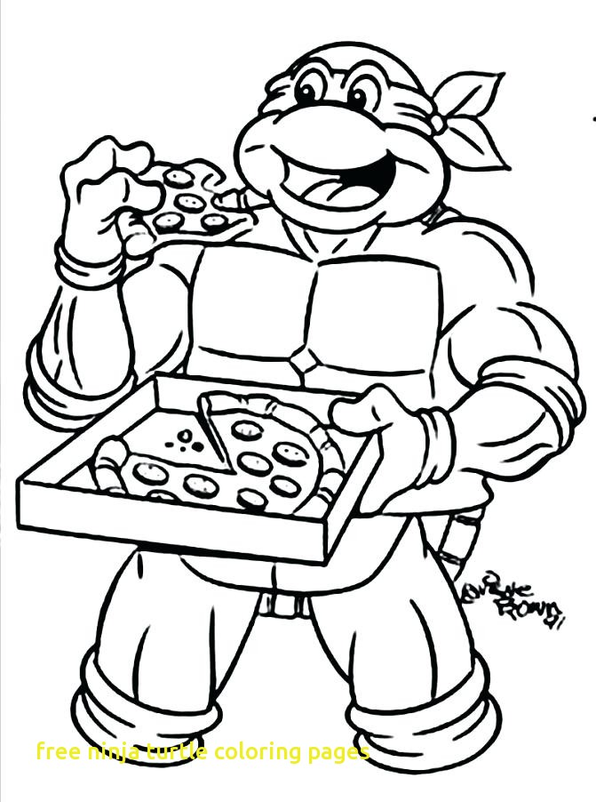 Free Ninja Turtle Coloring Pages With Teenage Mutant Ninja Turtles 671x902 Free Ninja Turtle Coloring Pages With Teenage Mutant Ninja Turtles