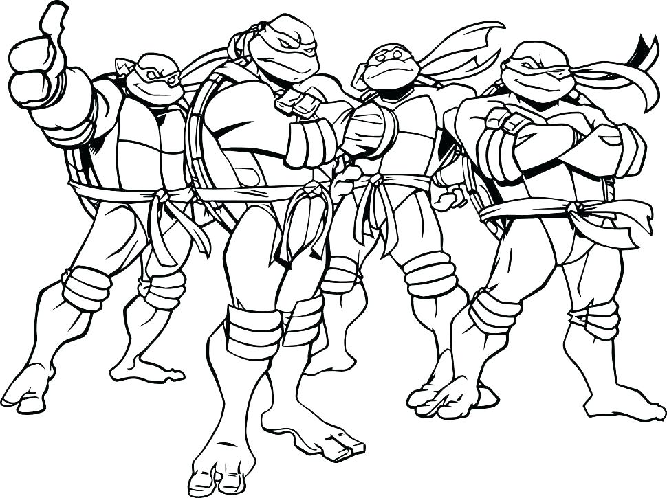 970x725 Ninja Turtles For Coloring Cute Coloring Teenage Mutant Ninja