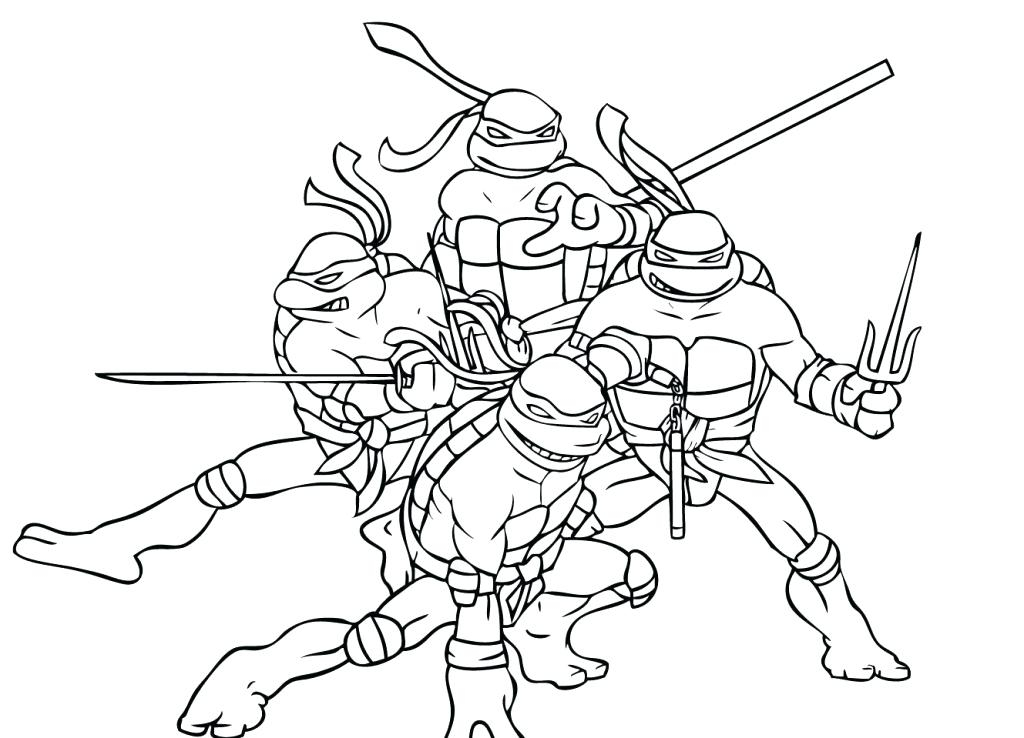 1024x738 Coloring Pages Ninja Turtles Teenage Mutant Ninja Turtles Coloring