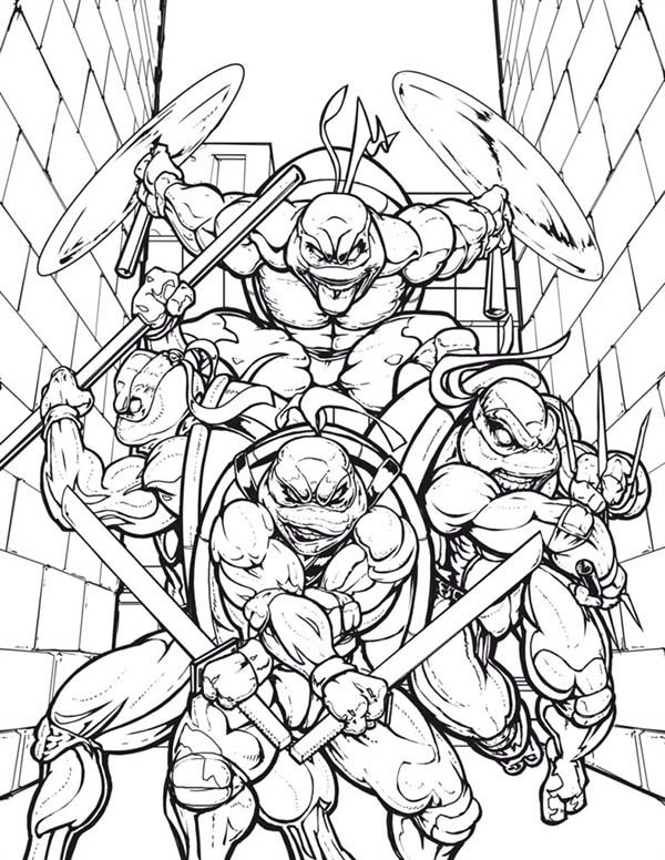 600x776 88 Best Ninja Turtles Coloring Pages Images On Teenage