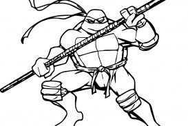 273x183 Ninja Turtles Coloring Pages To Print Teenage Mutant Free