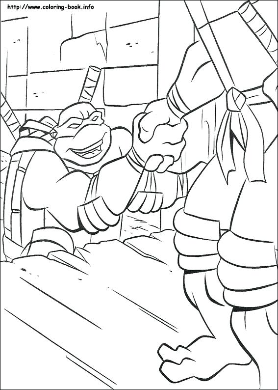567x794 Ninja Turtles Coloring Pages Teenage Mutant Ninja Turtles Coloring