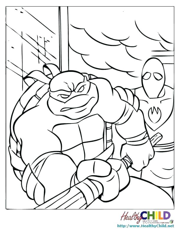 600x775 Teenage Mutant Ninja Turtles Donatello Coloring Pages