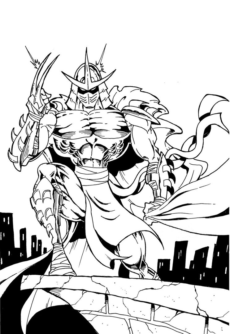 Shredder From Tmnt By Manthomex 743x1075 Shredder From Tmnt By Manthomex
