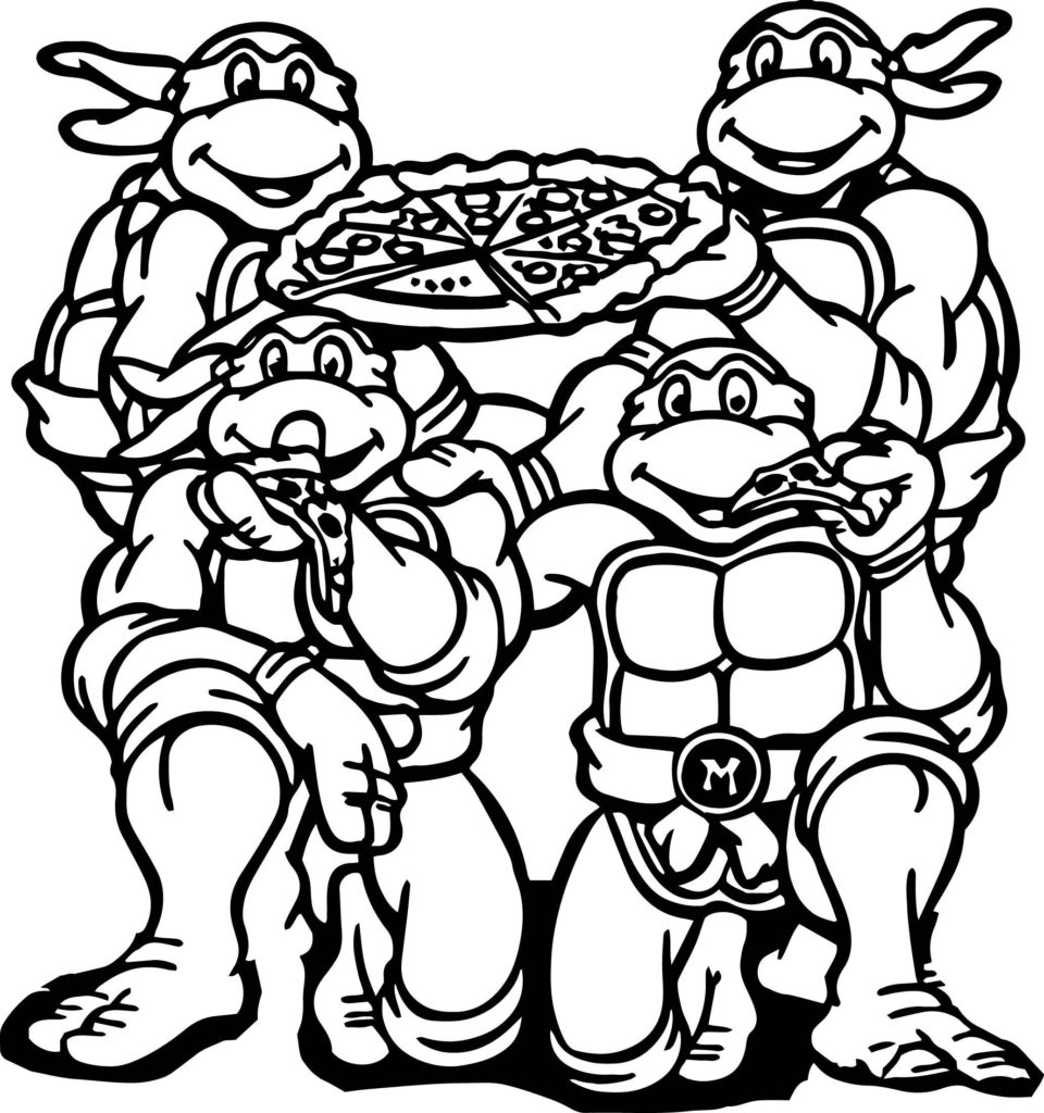 Teenage Mutant Ninja Turtles Coloring Pages Birthday Ideas 960x1024 Teenage Mutant Ninja Turtles Coloring Pages Birthday Ideas
