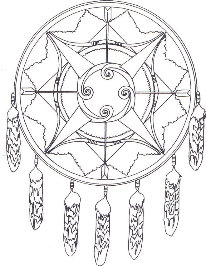 Native American Coloring Pages 660x851 Native American Coloring Pages