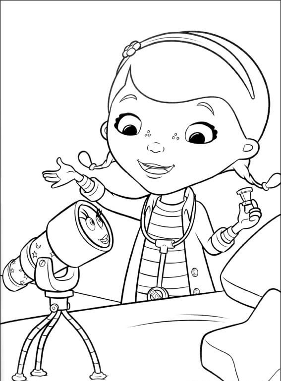 567x769 Free Printable Doc Mcstuffins Coloring Pages