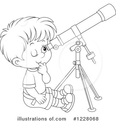 400x420 Telescope Clipart