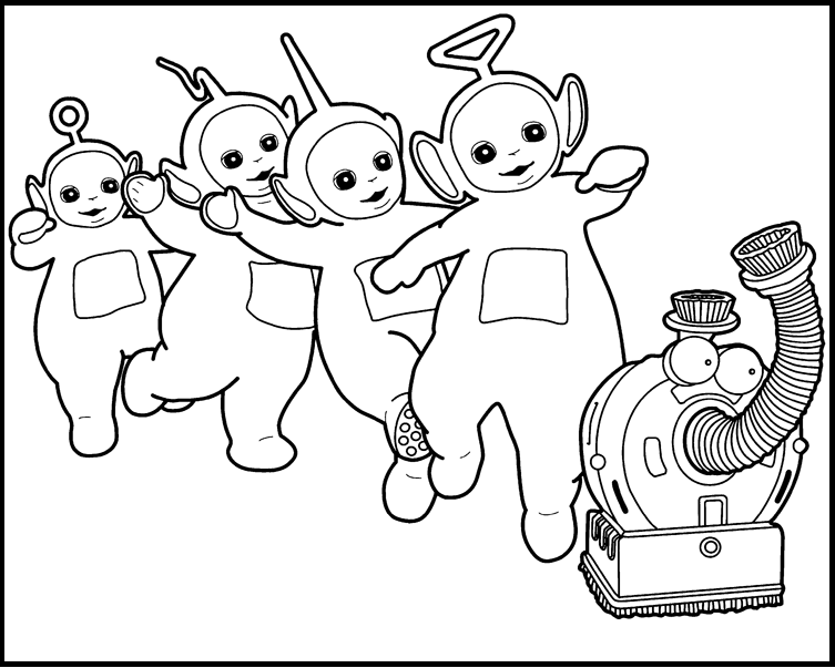 Teletubbies Coloring Pages
