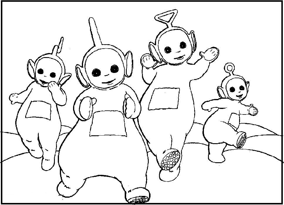 Singing Teletubbies Coloring Picture For Kids Teletubbies Work 968x700 Singing Teletubbies Coloring Picture For Kids Teletubbies Work