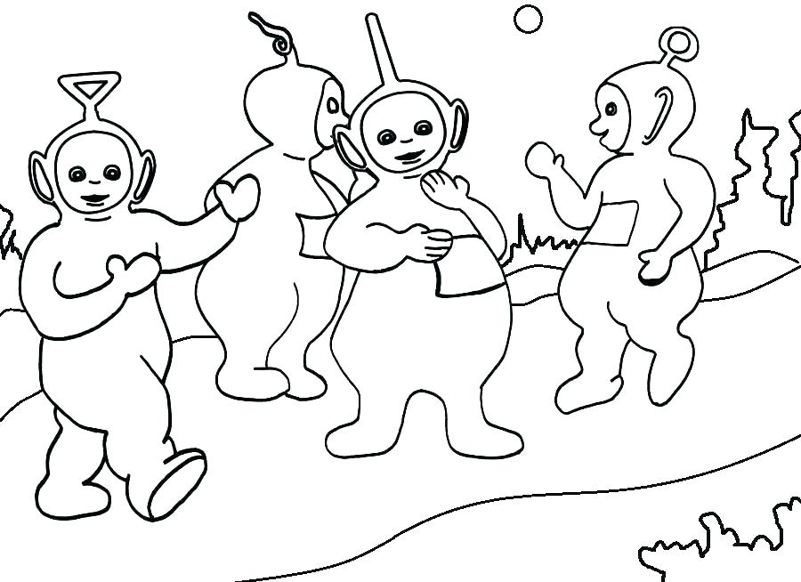 900x654 Teletubbies Coloring Page Coloring Page Book Plus Color Photos