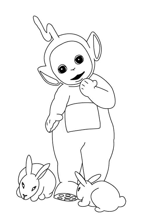 Teletubbies Po Coloring Pages