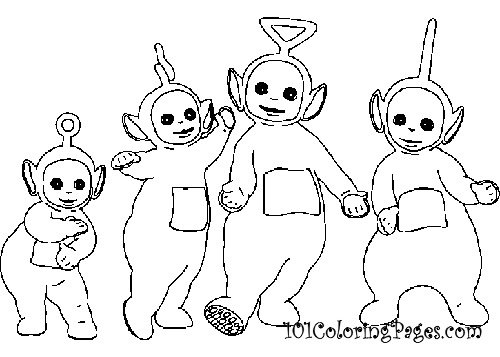 Teletubbies Coloring Pages 500x357 Teletubbies Coloring Pages