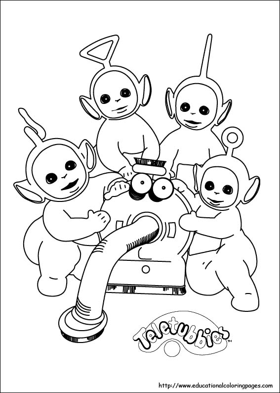 Teletubbies Coloring Pictures 567x794 Teletubbies Coloring Pictures