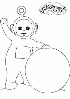 Teletubbies Po Coloring Pages 236x331 Teletubbies Po Coloring Pages