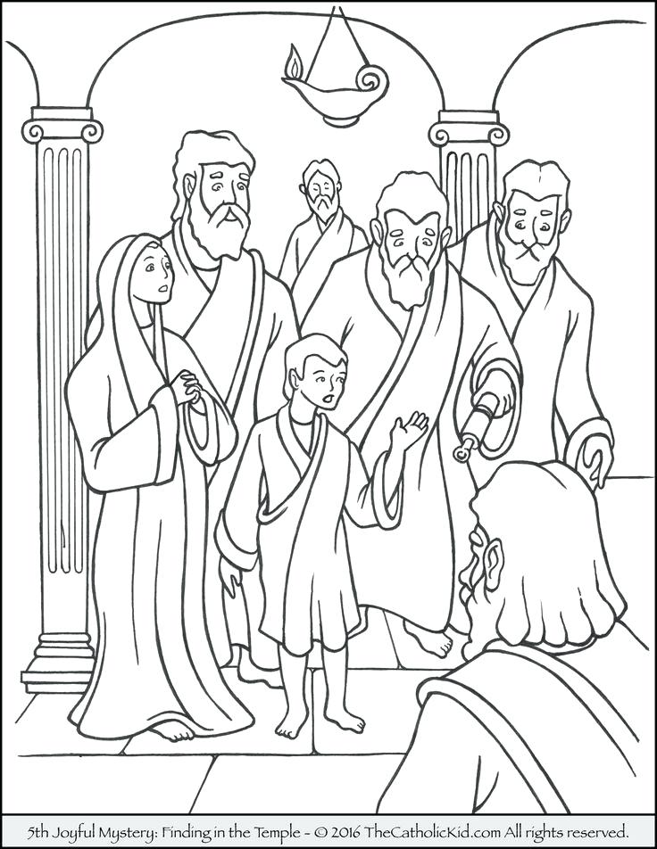 Jesus Loves The Children Coloring Page The Joyful Mystery Coloring 736x952 Jesus Loves The Children Coloring Page The Joyful Mystery Coloring
