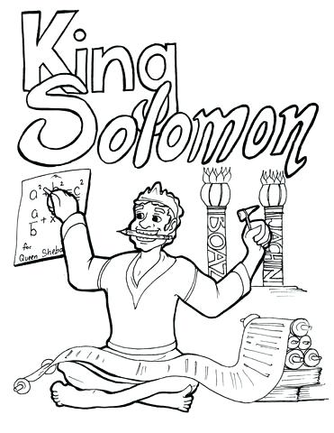 King Solomon Builds The Temple Coloring Page Coloring Page 371x480 King Solomon Builds The Temple Coloring Page Coloring Page