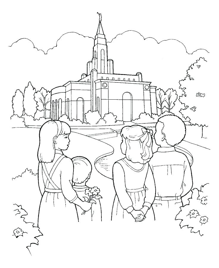 Salt Lake Temple Coloring Page Primary Coloring Pages Free Temples 736x901 Salt Lake Temple Coloring Page Primary Coloring Pages Free Temples