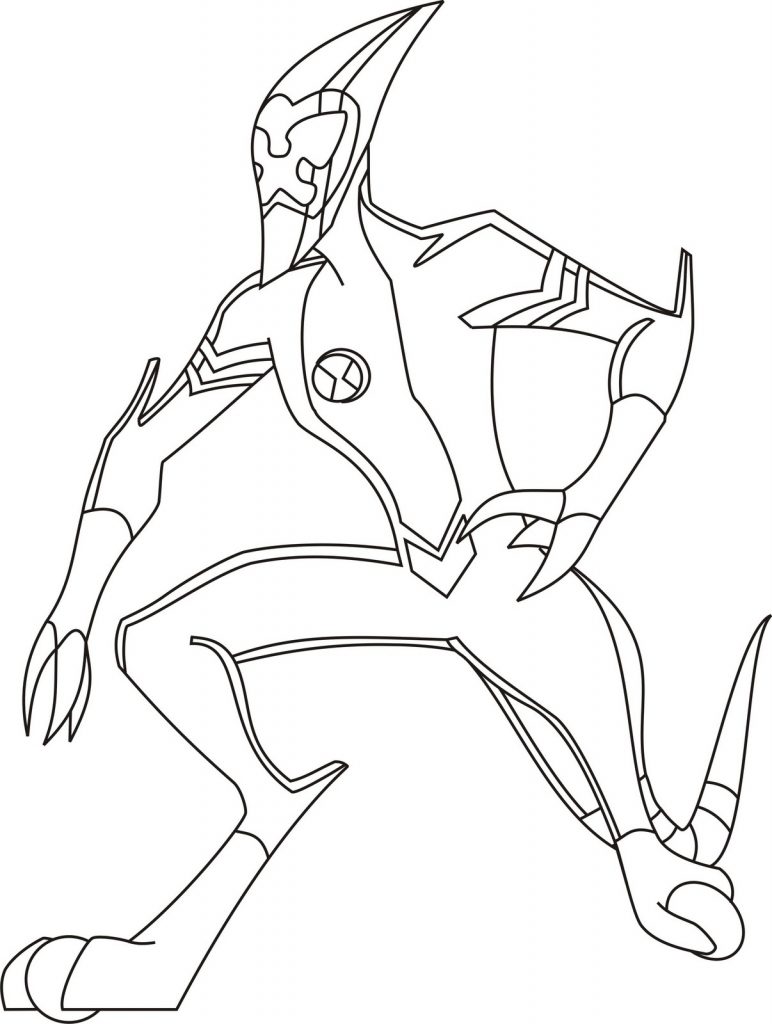 Ben Ten Coloring Pages Ultimate Alien 772x1024 Ben Ten Coloring Pages Ultimate Alien