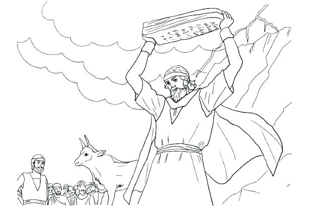 615x410 Ten Commandment Coloring Pages Commandments Coloring Pages This Is