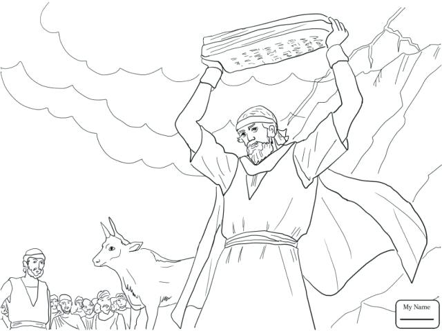 640x480 Ten Commandments Coloring 10 Commandments Coloring Pages