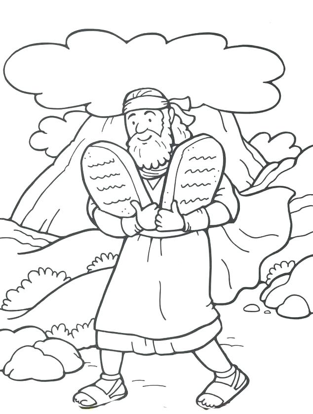 Ten Commandments Coloring Pages For Preschoolers at GetColorings.com ...