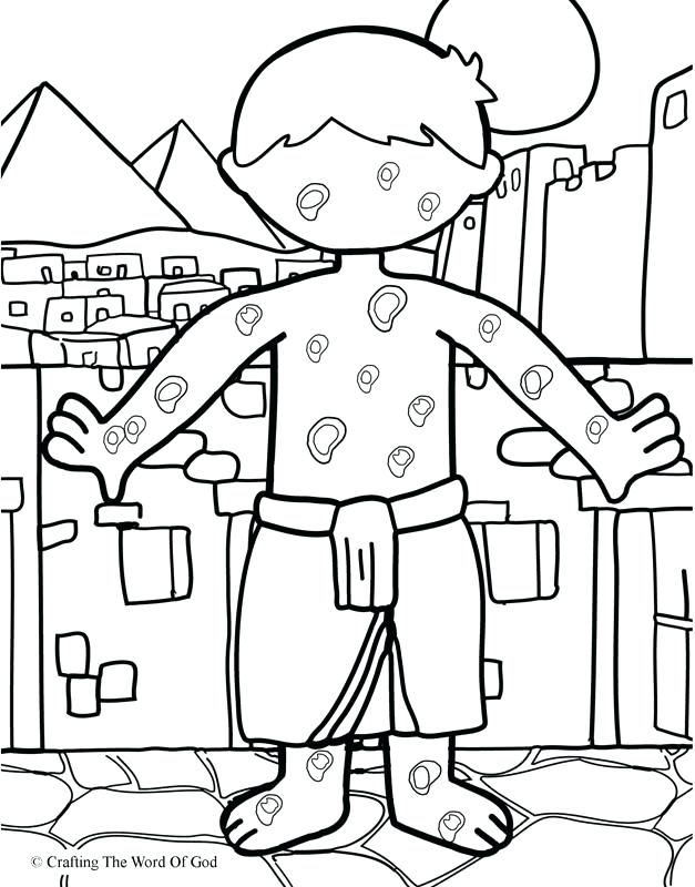 Ten Plagues Also The Plague Of Boils Coloring Page 10 Plagues 627x800 Ten Plagues Also The Plague Of Boils Coloring Page 10 Plagues