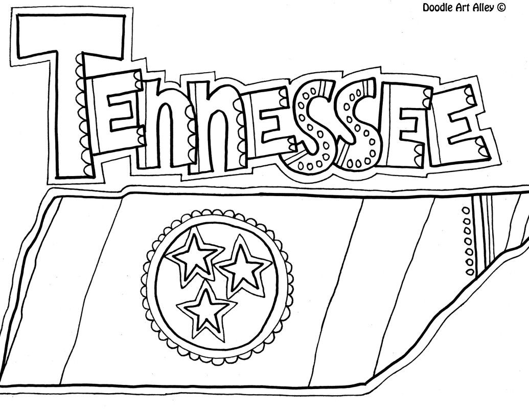 Free Tennessee Coloring Page From Doodle Art Alley 1035x799 Free Tennessee Coloring Page From Doodle Art Alley
